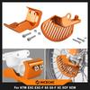 Front Brake Disc Guard & Right Fork Guard For KTM EXC 300 EXCF 350 SXF 450 XCW 300 For Husqvarna TE 300 FE 350 GasGas EC 300 250
