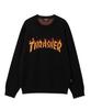 Treasure Jacquard Flame Logo Knit Black