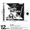 Flysea Cross-Ocean 4901 Large Capacity Acrylic Marker for Opaque Paper Drawing & Graffiti.