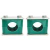 1pcs 6.4-44.5mm Diameter Pipe Bolted Plastic Clip Single Hole Standard Hydraulic Pipe Clamp Tube Fastener Assortment Kit Durable