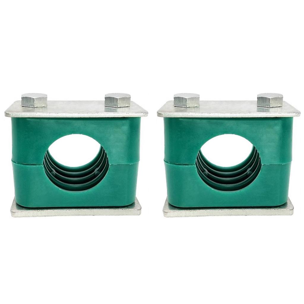 1pcs 6.4-44.5mm Diameter Pipe Bolted Plastic Clip Single Hole Standard Hydraulic Pipe Clamp Tube Fastener Assortment Kit Durable