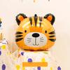 5pcs Cartoon Lion Tiger Giraffe Panda Head Balloon Forest Animal Theme Birthday Party Decoration Anniversaries Festive Backdrops