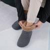 Anti Slip Thick Thermal Socks Stripe Sleeping Slipper Socks Cute Winter Warm Socks  Women