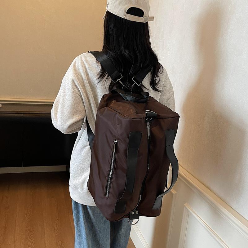 Large capacity leisure sports fitness bag, travel bag, crossbody bag, multi-purpose double-shoulder backpack