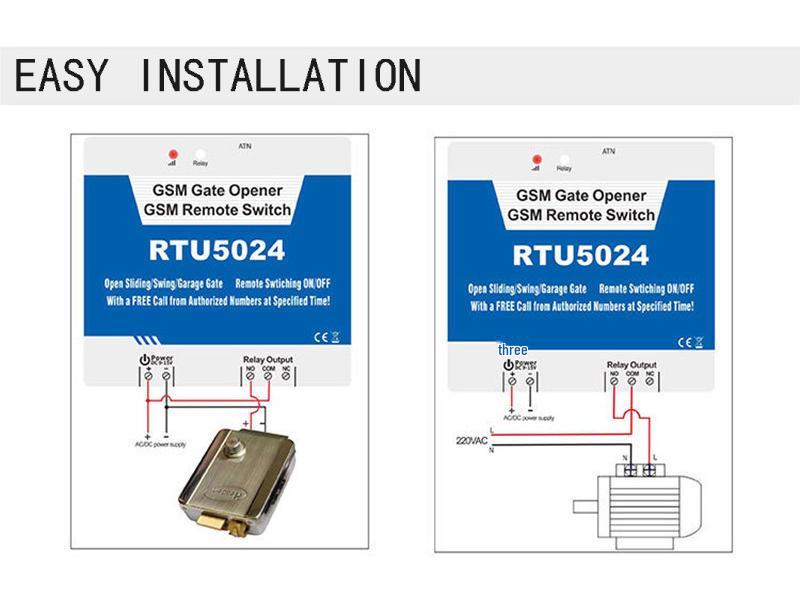 RTU5024 GSM Remote WiFi Door Opener and Motor Controller