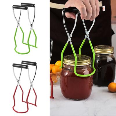 Hot Plate Gripper Heat-Resistant Canning Jar Bowl Lifter with Non-Slip Grip Multi-Function Kitchen Tongs for Pressure Cooker Dish Bottle