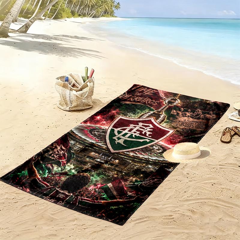 Fluminense Print Beach Towel, Large Soft Quick Dry Towel for Beach Camping Swimming