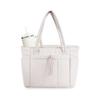 Women Lightweight Puffy Quilted Tote Bag Large Capacity Multi Pocket Soft Shoulder Handbag For Daily Use