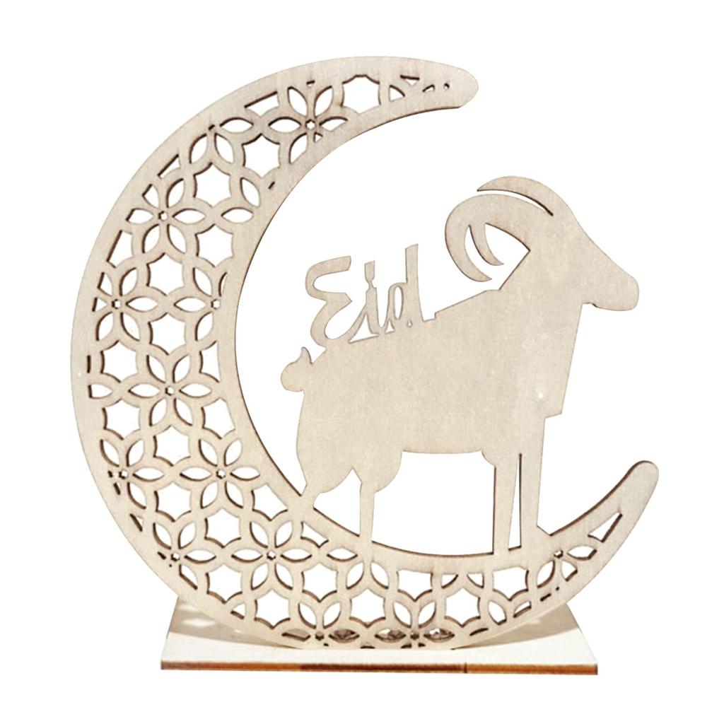 Muslim Ledeid Mubarak Wooden Gifts Can Be DIY Decoration For Eid Al Fitr