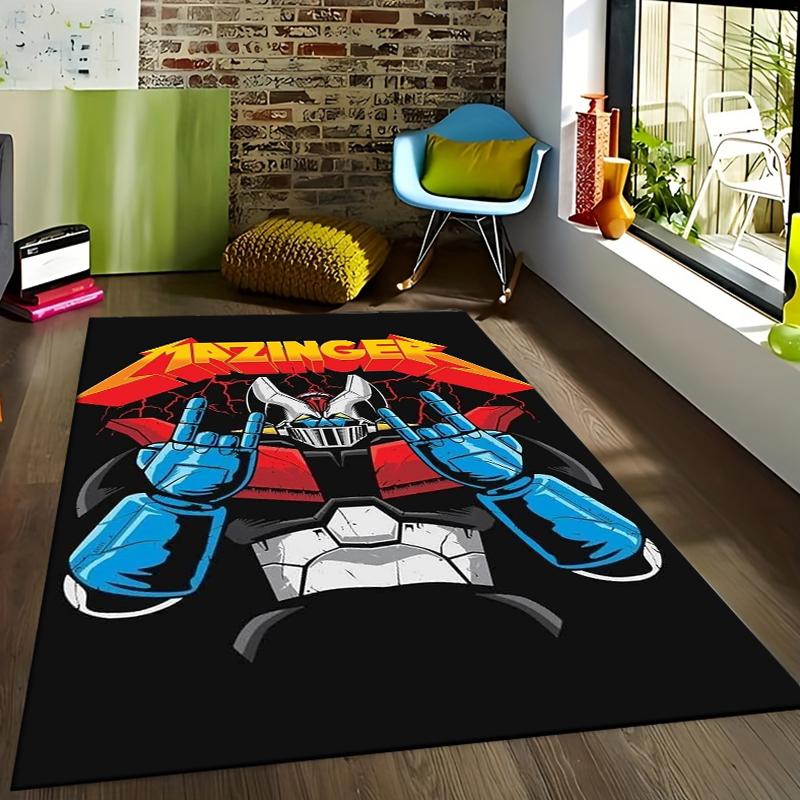 15 Sizes UFO-ROBO-GRENDIZER-GOLDORAK Pattern Rug for Bedroom Living Room Anime Carpets for Girl Room Floor Mat  floor mats