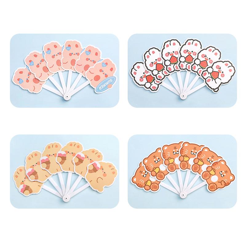 Cute Cartoon Mini Portable Alien Hand Shake Fan Cool Small Fan Summer Cooling Fan Gift