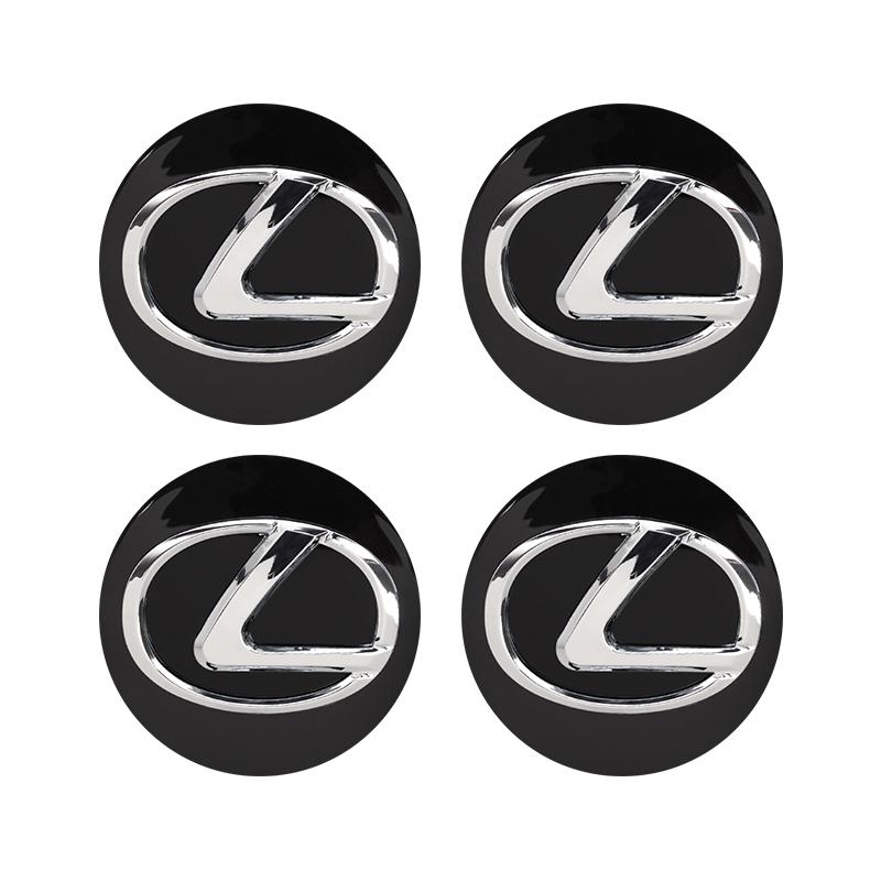 4Pcs Lexus F SPORT Car Wheel Center Hub Caps Cover Accessories for Plug-in Hybrid ES UX 300e GS GX IS LS CT NX RX 350h 450h