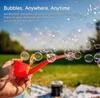 4Pcs Retro Bubble Wands In Blue Green Red Black, 3D Vintage Design, Smooth Lightweight, Long Thick Bubbles for All Ages