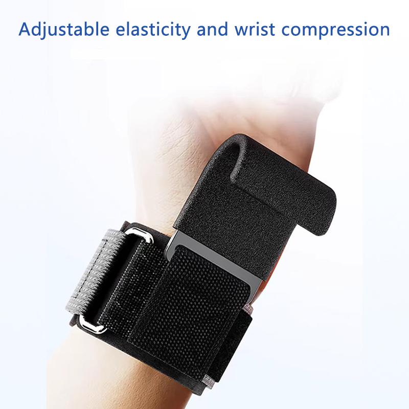 1Pair Fitness Squat Weightlifting Pull-Up Wrist Hook Horizontal Bar Exercise Strength Training Without Strangling Power Hook