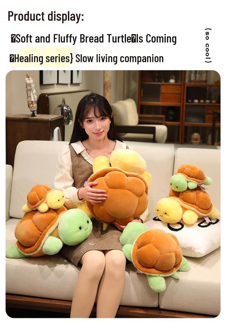 Cross-Border Plush Turtle: Adorable Children's Desk Companion & Creative Birthday Gift Doll