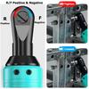 250W Rechargeable Angle Drill 3/8" Ratchet Wrench Set Screwdriver Wrench Tools 47N.m Cordless Electric Wrench with 2 Battery Charger