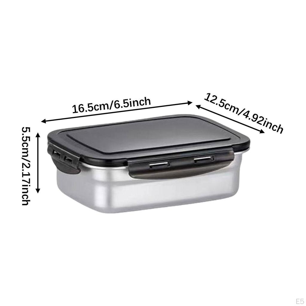 304 Stainless Steel Container Lunch Box Leakproof Freezer for Kids