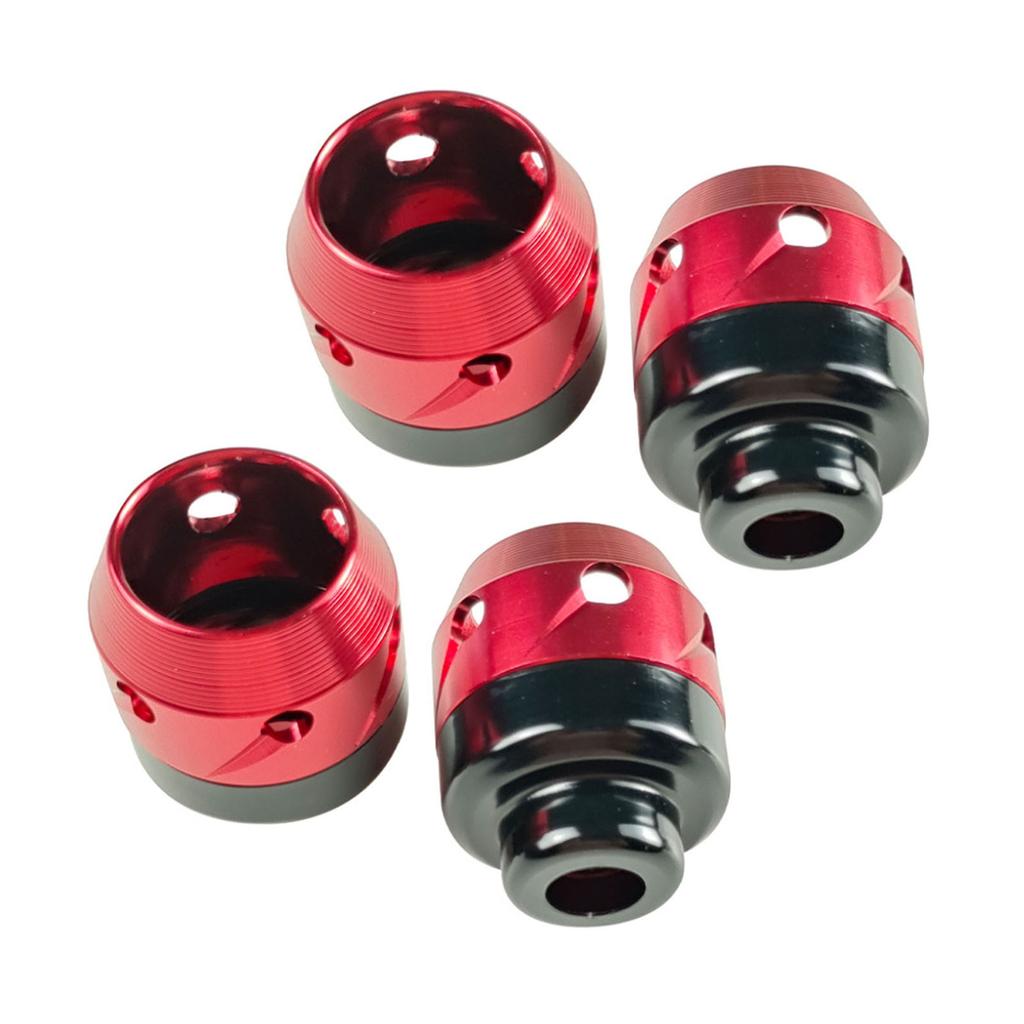 Motorcycle Front Fork Frame Slider CNC Aluminum Alloy Front Fork Frame Sliders Wheel Crash Protector Red