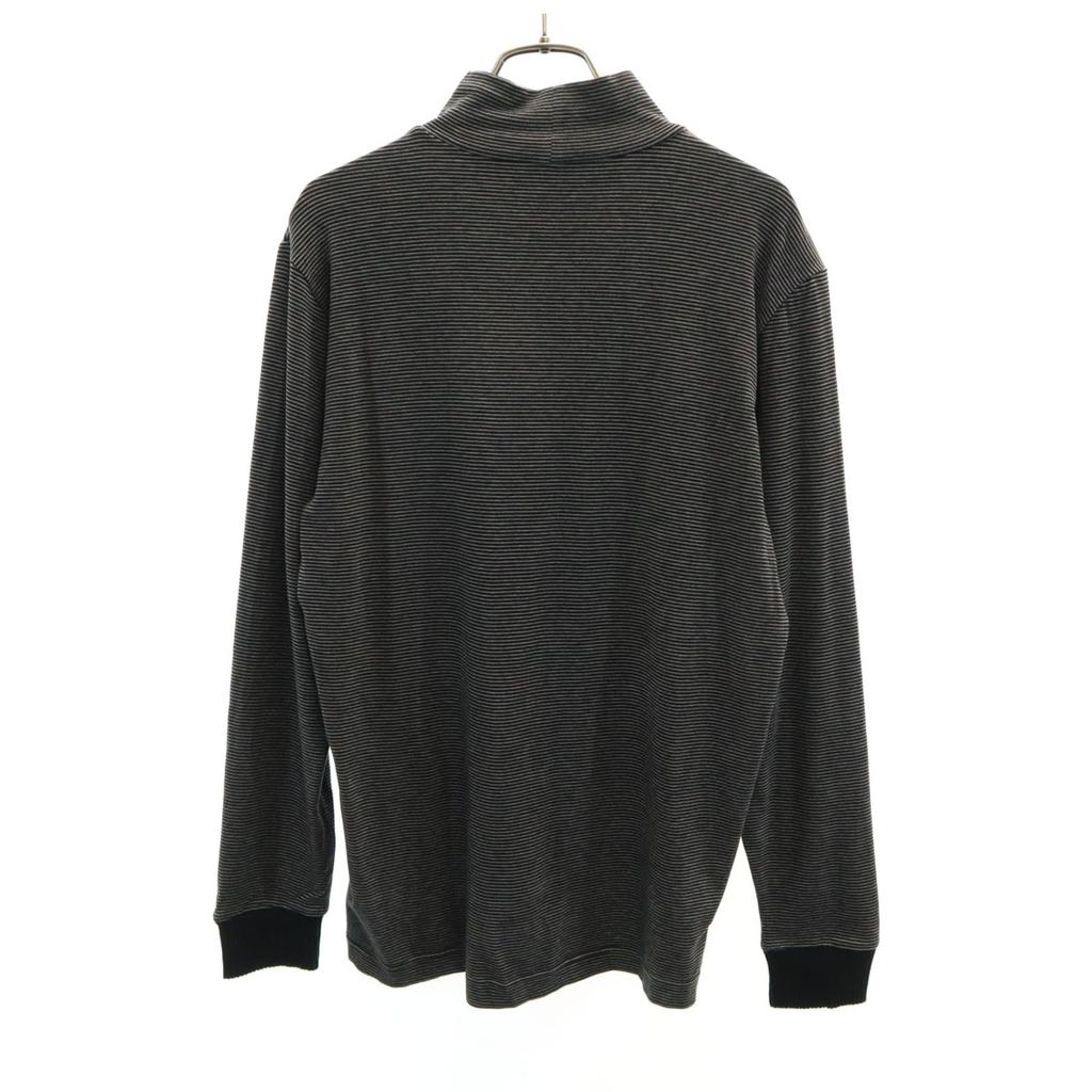 mila schon sports Border Pattern Long Sleeve High Neck Cut 46 Black Men's Used