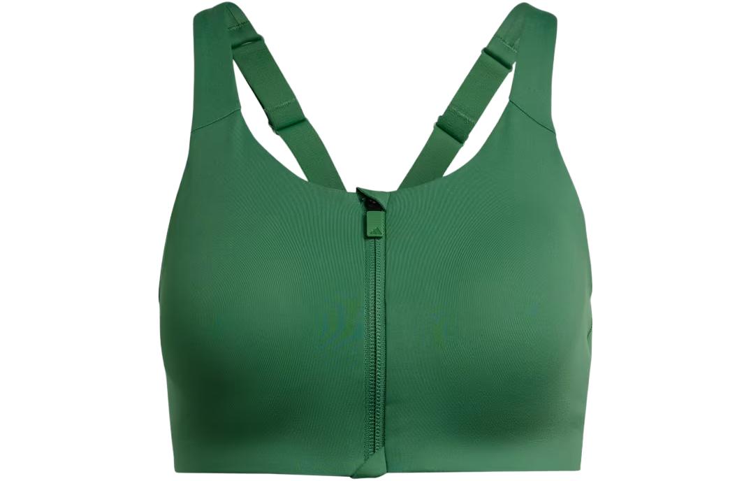 Adidas TLRD IMPACT LUXE HIGH SUPPORT ZIP BRA Sports Underwear Women s Green IT6655 70