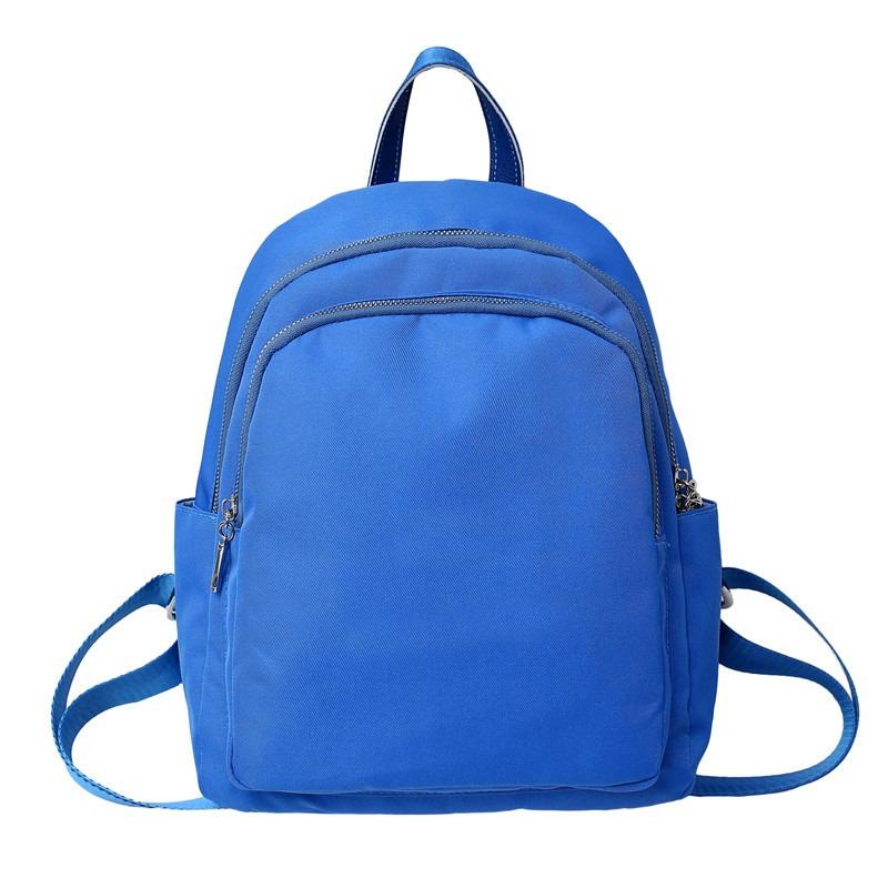 Youth Literary Travel Small Backpack New Lightweight Backpack Women's Summer Solid Color Simple Fashion Mommy Backpack