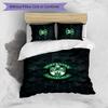 Hibernian FC Set Lenzuola Stampato 3 Pezzi Copripiumino Traspirante con Federe Biancheria da Letto Decorativa per Camera da Letto Casa