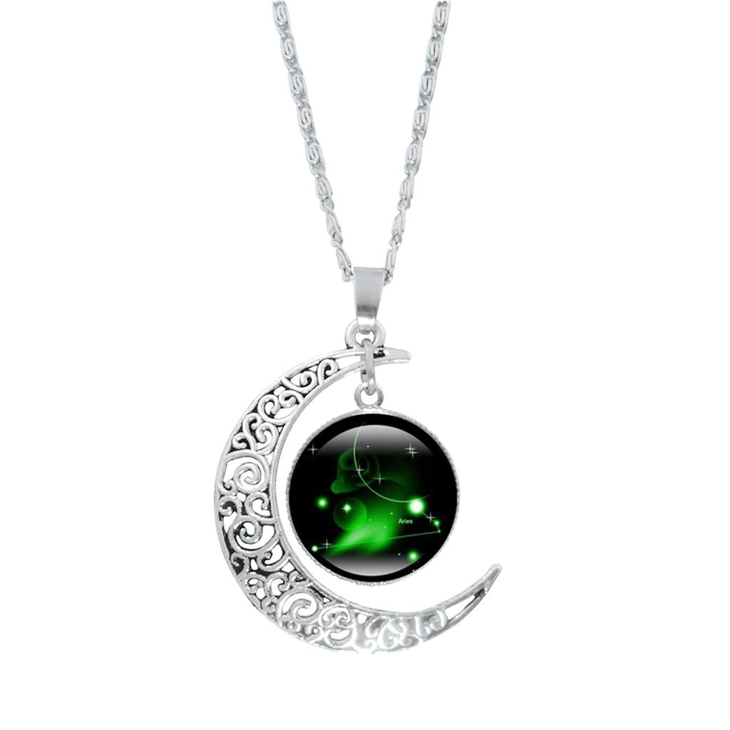 12 Constellation Moon Necklace GiftS for Mom Present for Women Her Girls