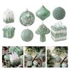 Shatterproof Christmas Tree Hanging Pendants Shimmering Baubles for Holiday Decoration Indoor and Outdoor Ornament