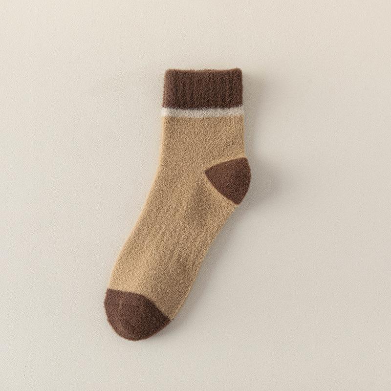 Men's Woolen Thickened Mid-calf Socks for Winter, Suitable for Sports, Sweat-absorbing and Odor-resistant, Autumn-winter Long Socks