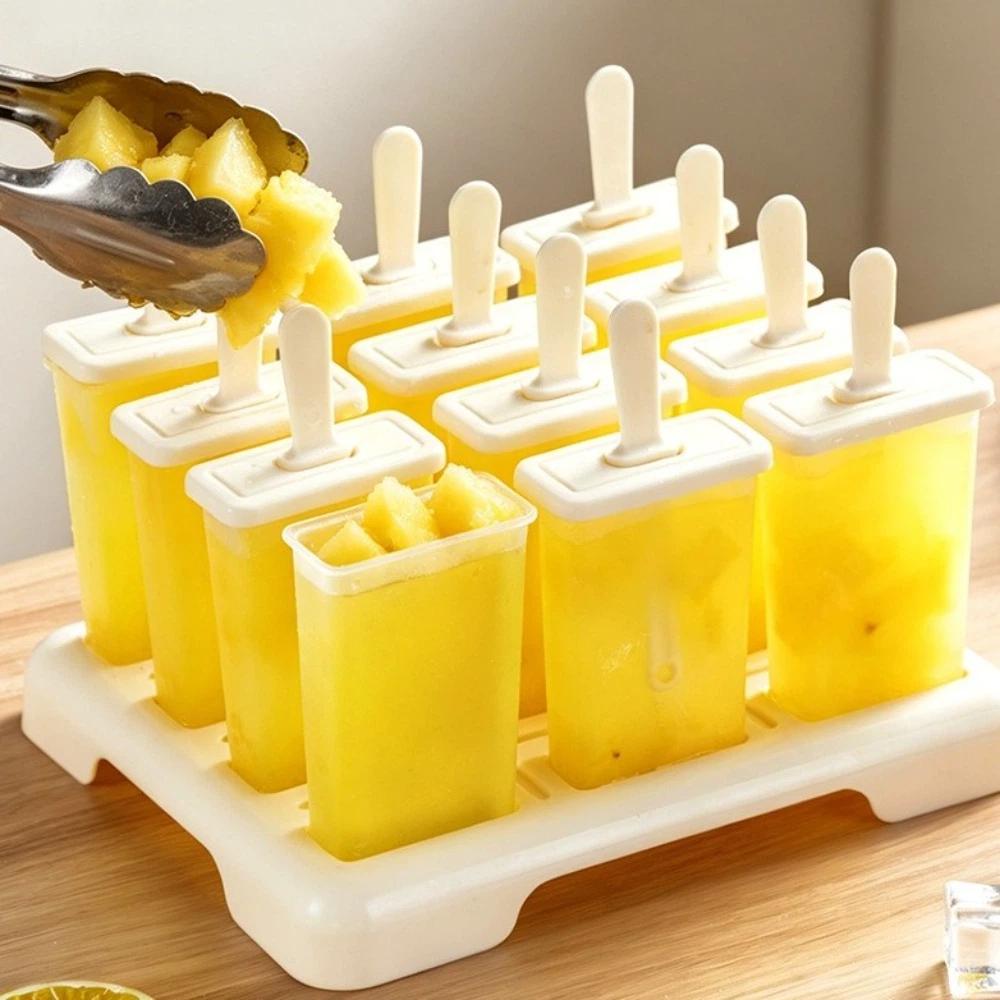Creative Design Homemade Ice Box DIY Popsicle Mold Cube Tray Ice Cream Popsicle Mold Kitchen Use