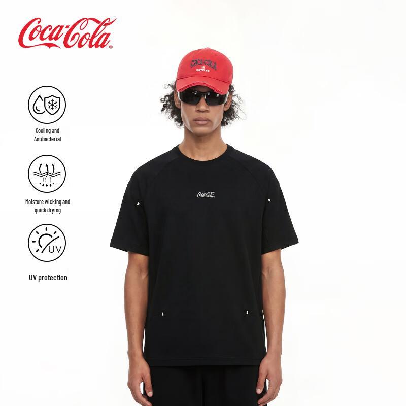Coca-Cola Unisex Quick-Dry Reflective T-Shirt L