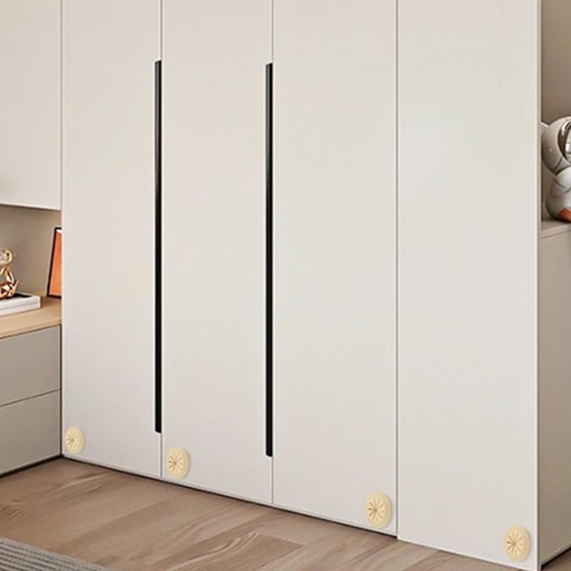 4PCS Adhesive Cable Management Covers Desk Wire Hole Protectors Simple Installs for Cabinet Tabletops Cord Organizers