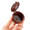 3 Pieces Coffee Filter Cups Reusable Coffee Capsule Filters Refillable Reusable Coffee Capsule Cups