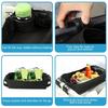 Stroller Tray Baby for Wonderfold W1/W2/W4 with 2 Cup Holders Multi Mesh Pockets Large Capacity Clipping-on Type Baby Car Organizer Stroller Snack