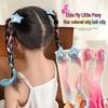 My Little Pony Colorful Braided Wig & Star Hair Ties for Girls - 2025 Princess Style