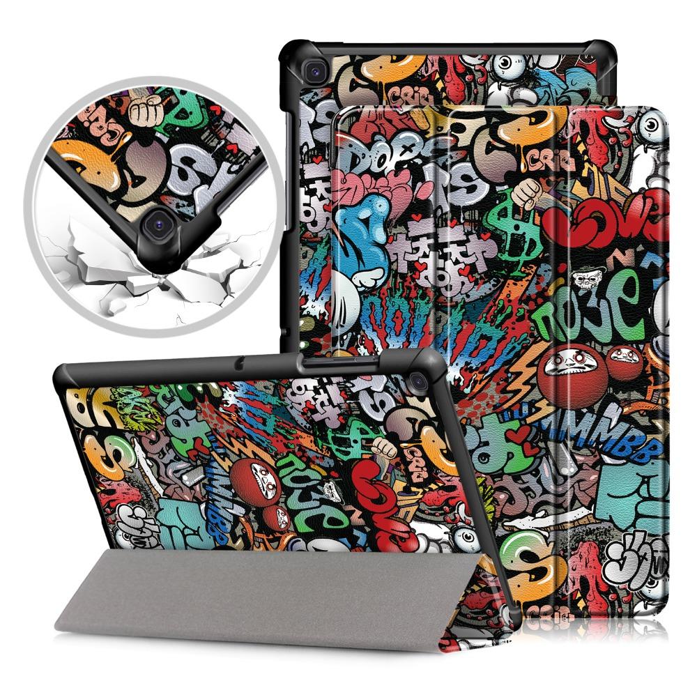 Custodia Per Samsung Galaxy Tab A 8.0 pollici 2019 S Pen Ultra Sottile Pelle Magnetica Stand Cover Per Galaxy Tab SM-P200 SM-P205 Funda