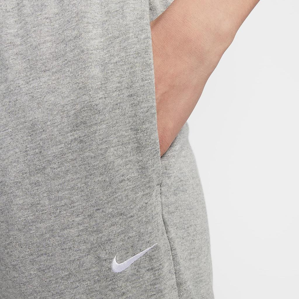 Nike Sportswear Comfortable Soft Skin-Friendly Fashion Loose Wide-Leg Knit Sports Pants Women Bottoms Dark-Gray II1870-063