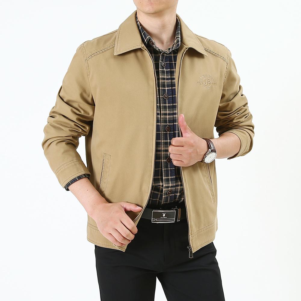Spring and Autumn New Thin Lapel Business Casual Jacket Top Men's Casual Slim Jacket Jacket