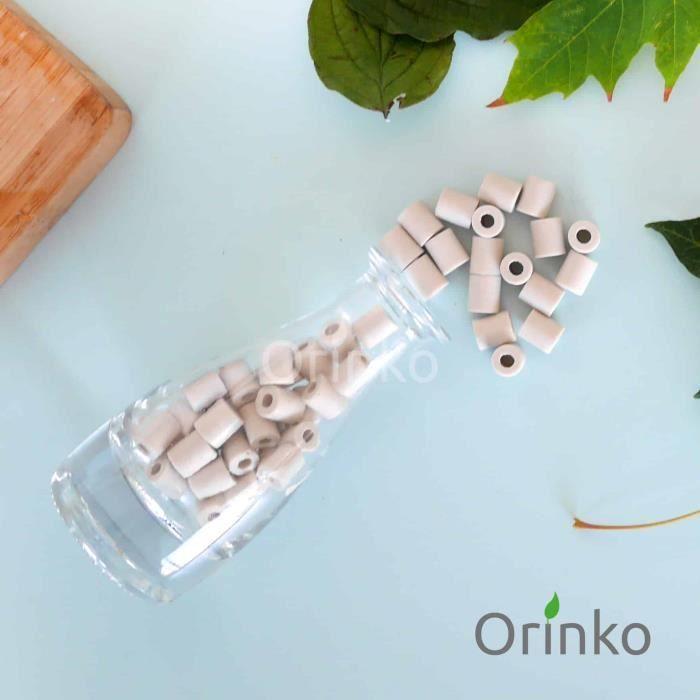 Perles de céramique grises em® x50 (boîte)