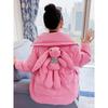 Princess Girl Cotton-Padded Jacket Mid-Length Cotton-Padded Coat Thick Warm Winter Clothing Down Cotton-Padded Coat