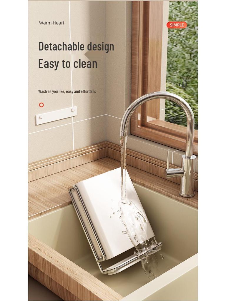 Wall-Mounted Multifunctional Knife and Cutlery Holder with Integrated Chopstick Storage