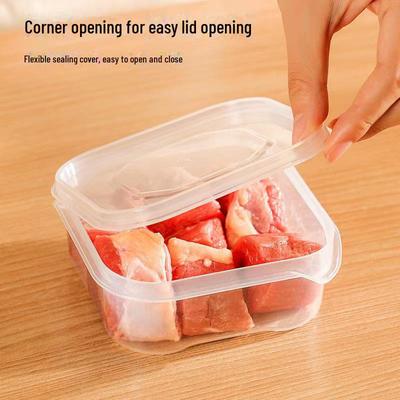 Small Frozen Meat Storage Box for Refrigerator - Food Grade Fresh-keeping Sub-packaging
