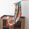 100% mulberry silk silk scarf women's  spring and summer double-sided printed silk scarf shawl