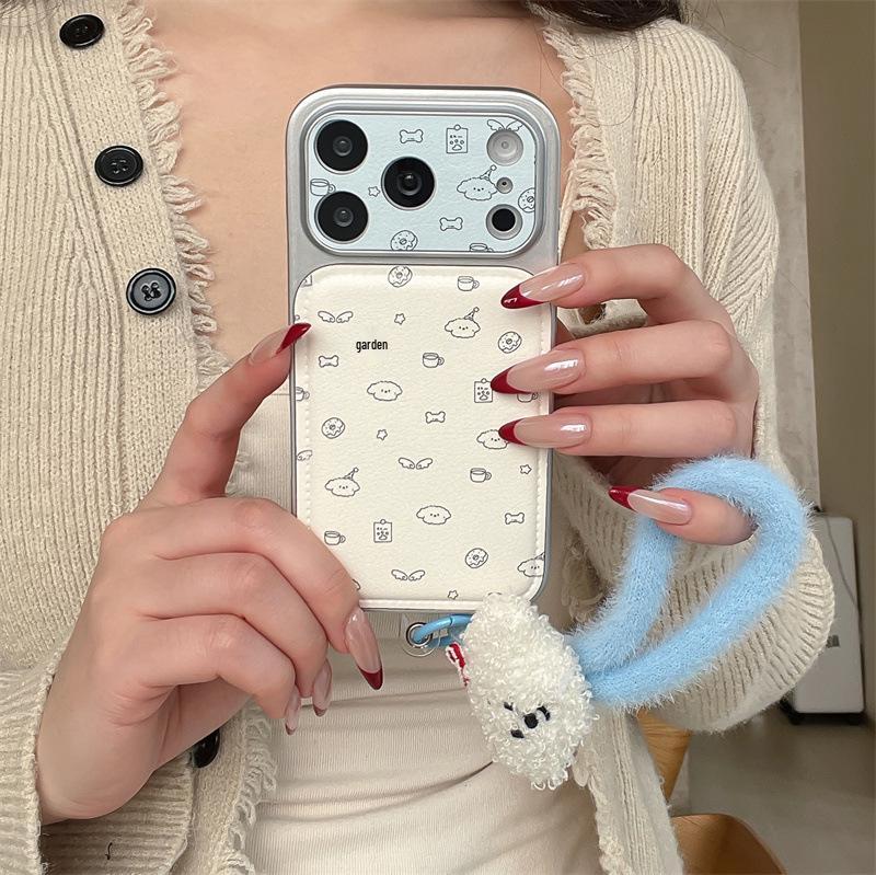 New Cartoon Puppy Design iPhone Case - Compatible with iPhone 14, 15, 16 Pro Max, 17