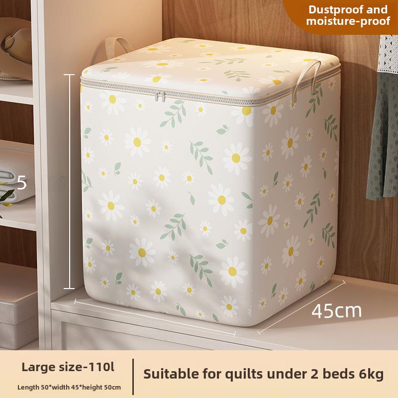 Large Quilt Storage Bags, Thickened Clothes Storage Bags with Zipper, Foldable Storage Containers for Moving, Bedding, Comforters, Blankets