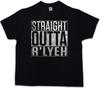 STRAIGHT OUTTA R'YLEH Kinder Jungen kinder jungen T-Shirt Stadt Arkham Cthulhu Spaß Lovecraft