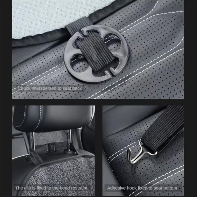 Auto Voorstoelkussen Leer Geïntegreerde Stoelhoes Alle Seizoenen Universeel Past op de Meeste Auto's Waterdicht en Slijtvast