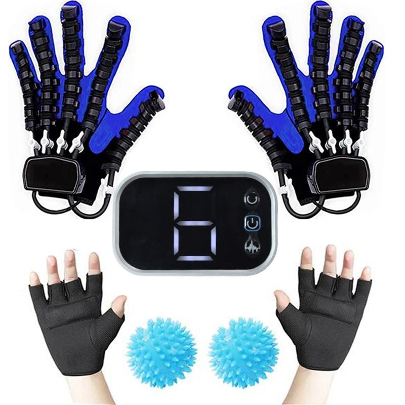 Tragbare Rehabilitationsroboter-Handschuhe Schlaganfall Hemiplegie Hirninfarkt Trainingsgerät Fingerübungsgerät Handfunktion Wiederherstellung
