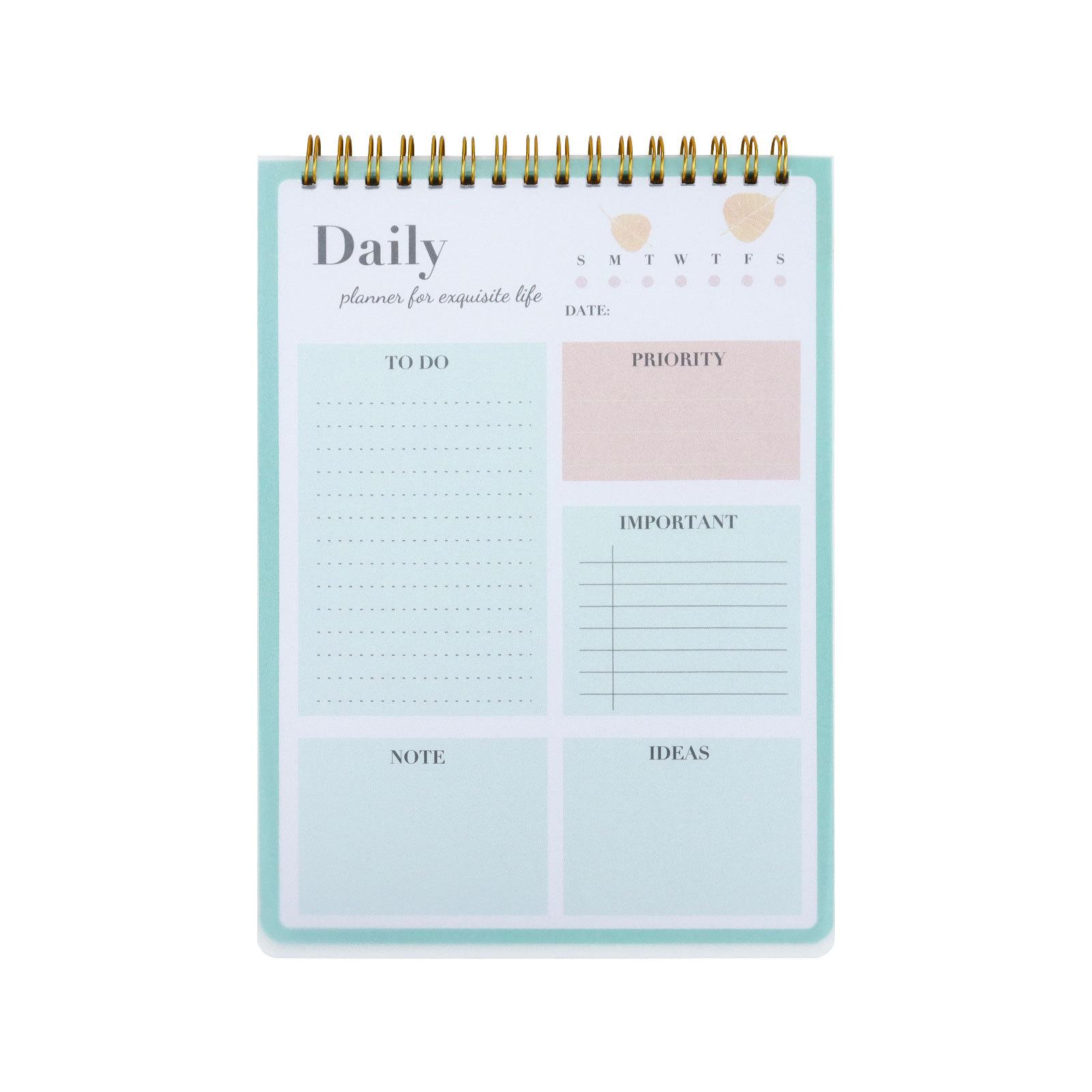 Morandi Series Daily Plan Memo Book Note Book Can Tear Notepad Office Schedule Organizer Notebook For School Stationery Quality (as the picture-70953-)-
