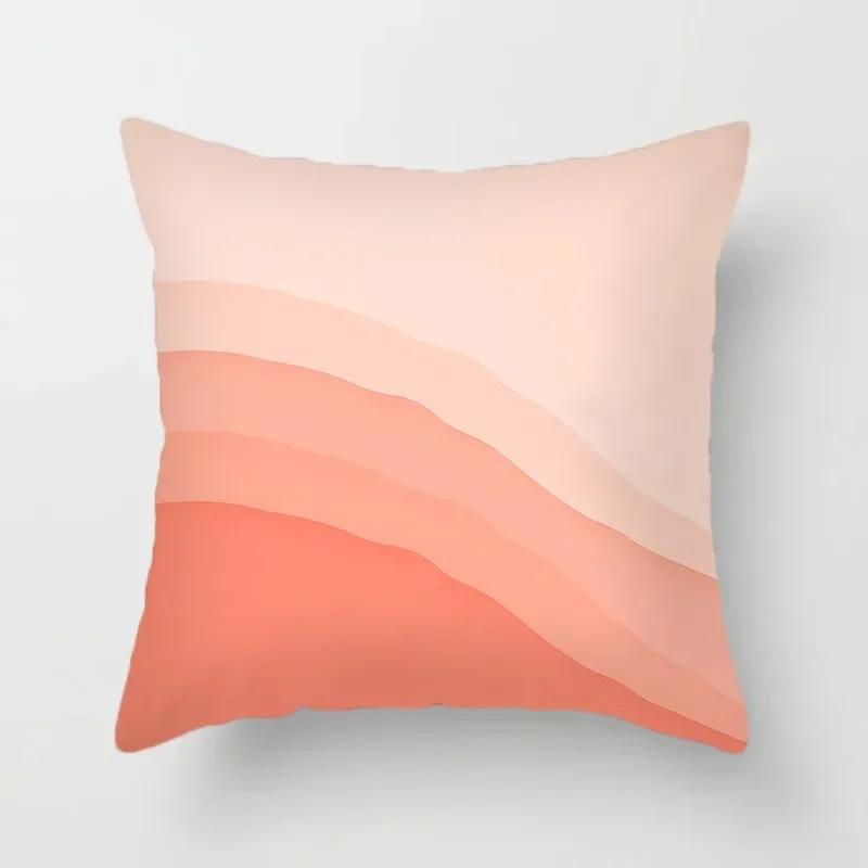 

Luxury Home Decoration Pillowcase Simple Watercolor Flow Painting Office Sofa Car Cushion Cover 66x66cm бордовый